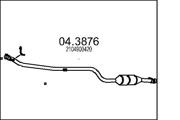 Katalizator MTS 2104900420