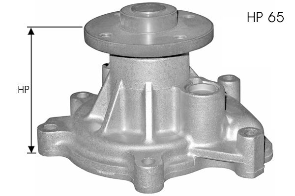 Pompe à eau, refroidissement du moteur