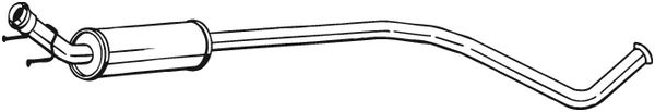 Tłumik środkowy KLOKKERHOLM 287-287