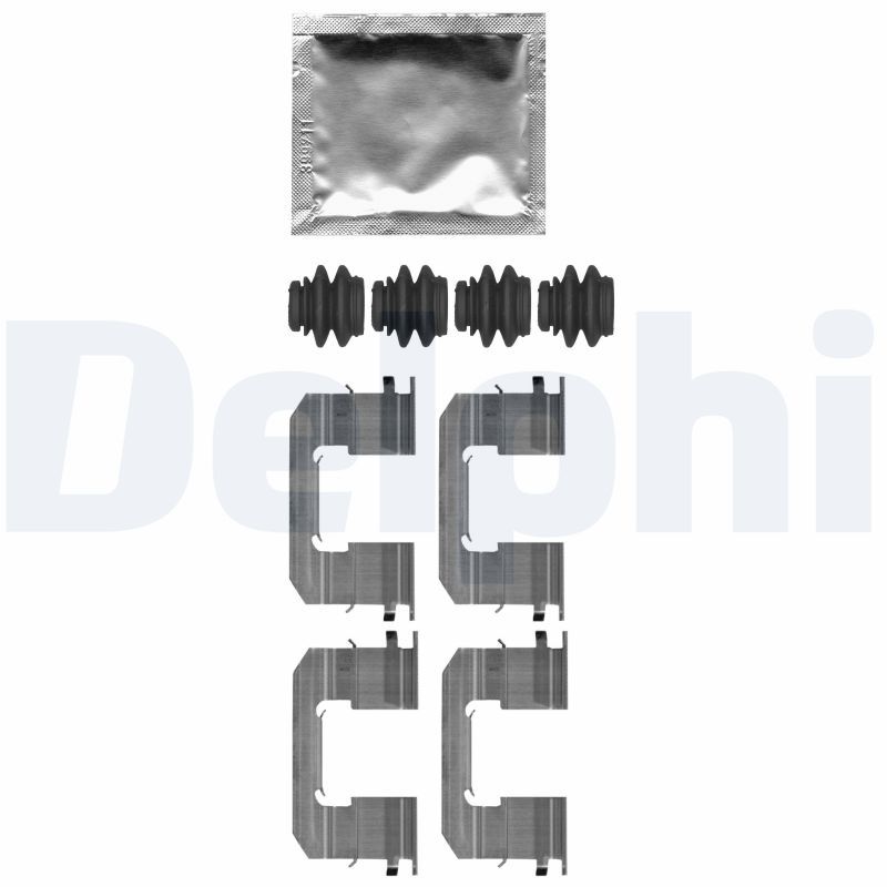 Zestaw akcesoriów, klocki hamulcowe DELPHI LX0663