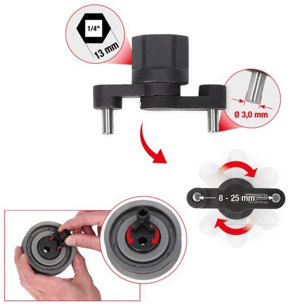 Dispozitiv de montare, curea dintata KS TOOLS 150.3046