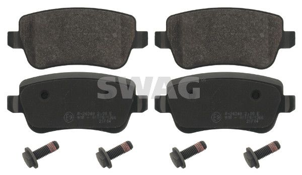 Levně Sada brzdových destiček, kotoučová brzda SWAG 70 91 6852