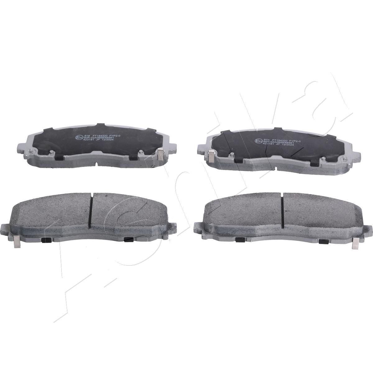 Комплект тормозных колодок, дисковый тормоз