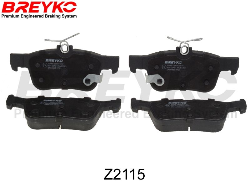 Zestaw klocków hamulcowych, hamulce tarczowe DAVID VASCO Z2115