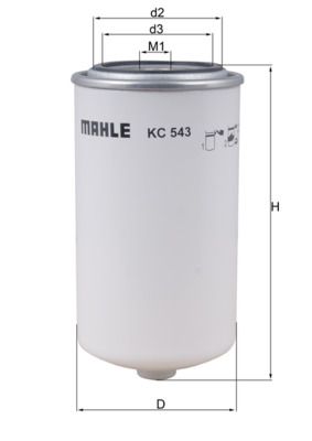 Palivový filtr MAHLE KC 543