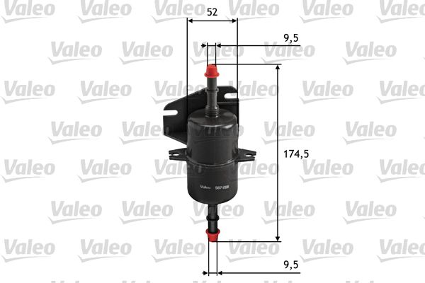 filtru combustibil VALEO 587018