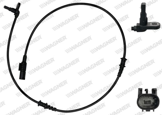 Czujnik, prędkość obrotowa koła WAGNER ABS00312