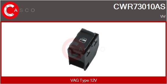 Spínač, zvedací zařízení oken CASCO CWR73010AS