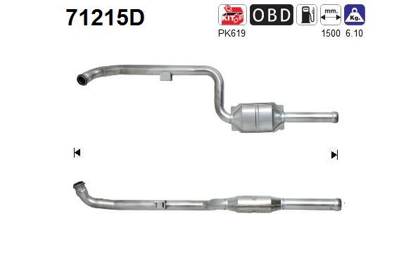 Katalizator AS 71215D
