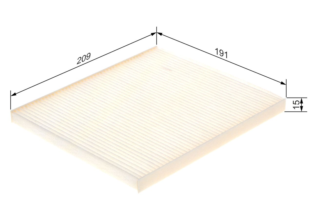 Filtru, aer habitaclu BOSCH 1 987 435 114