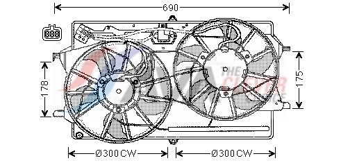 Ventilateur, refroidissement du moteur