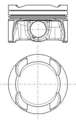 Tłok MAHLE 081 PI 00132 000
