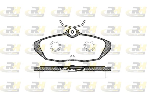 Zestaw klocków hamulcowych, hamulce tarczowe ROADHOUSE 2451.00