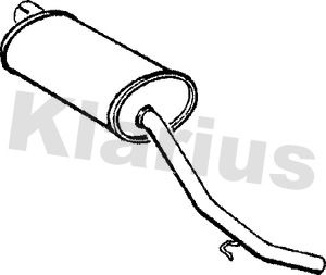Tłumik końcowy KLARIUS 230332