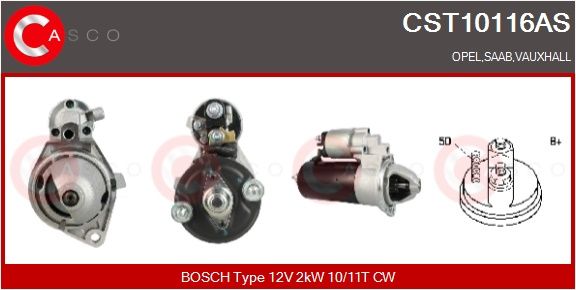 Levně Startér CASCO CST10116AS