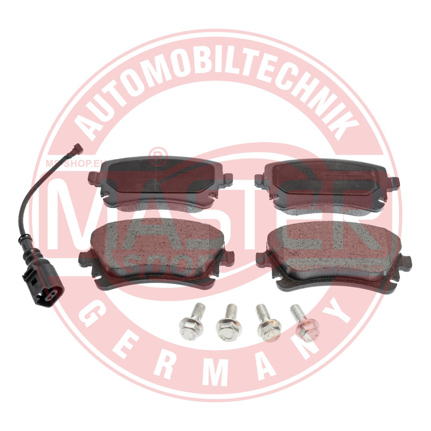 Zestaw klocków hamulcowych, hamulce tarczowe MASTER-SPORT GERMANY 13046028822N-SET-MS