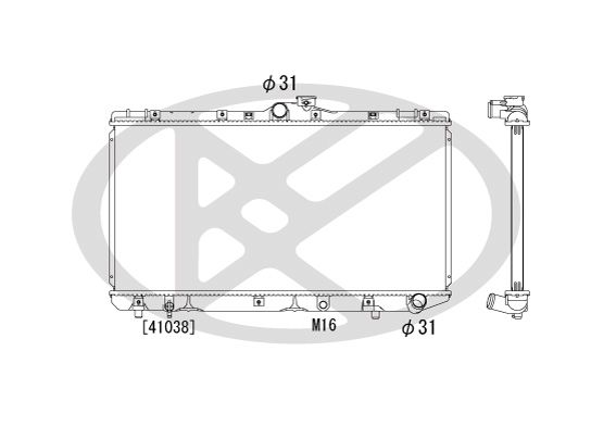 Radiator, racire motor KOYORAD PL010287T