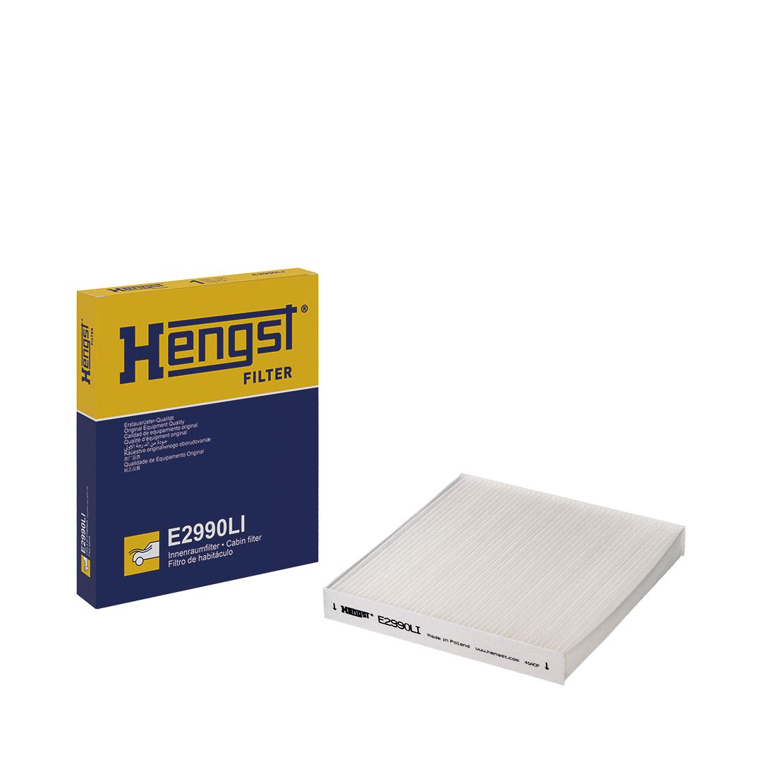 Levně Filtr, vzduch v interiéru HENGST FILTER E2990LI