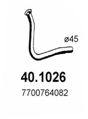 Rura wydechowa ASSO 40.1026