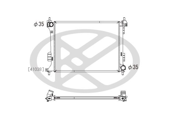 Radiator, racire motor KOYORAD PL812575