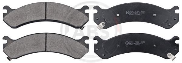 Zestaw klocków hamulcowych, hamulce tarczowe A.B.S. 38784