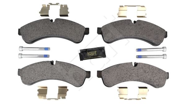 Zestaw klocków hamulcowych, hamulce tarczowe HART 261 830