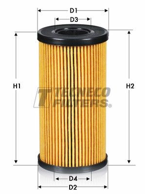 Filtr oleju TECNECO FILTERS OL010076E