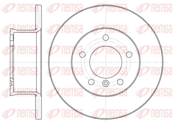 Tarcza hamulcowa KAWE 6350 00