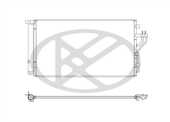 Condensator, climatizare KOYORAD CD810653