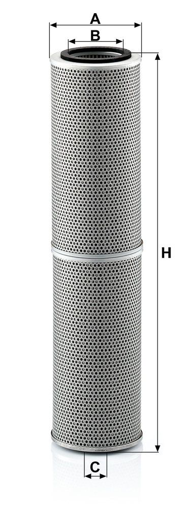 Levně Filtr, pracovní hydraulika MANN-FILTER H 15 395