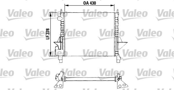 Chłodnica, układ chłodzenia silnika VALEO 730633
