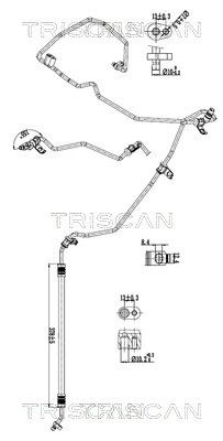 conducta presiune variabila,aer conditionat TRISCAN 9010 10023