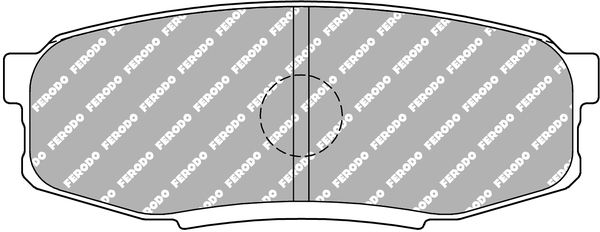 set placute frana,frana disc FERODO FDSE4230