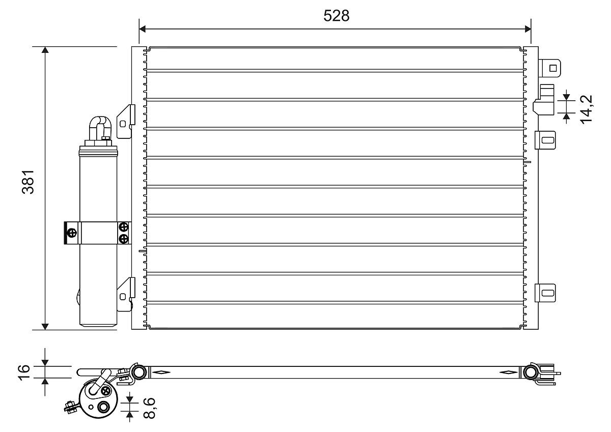 Condensator, climatizare QWP WAC118