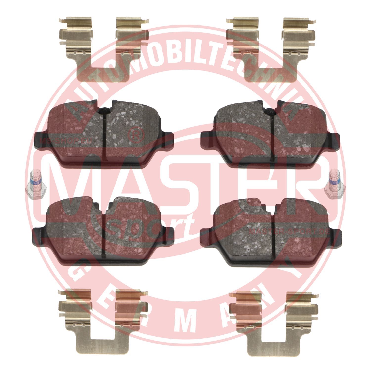 Zestaw klocków hamulcowych, hamulce tarczowe MASTER-SPORT GERMANY 13046027132N-SET-MS