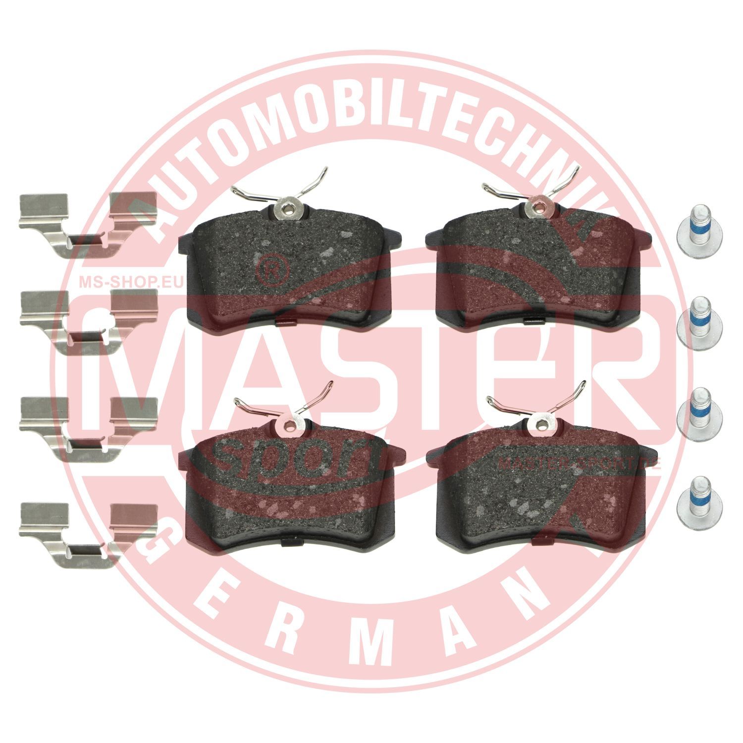 Zestaw klocków hamulcowych, hamulce tarczowe MASTER-SPORT GERMANY 13046027532N-SET-MS