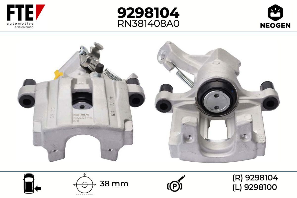 Etrier frana FTE NEOGEN 9298104