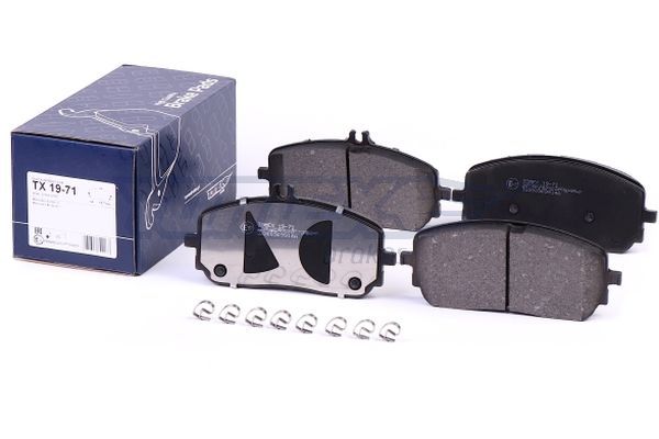 Levně Sada brzdových destiček, kotoučová brzda TOMEX Brakes 19-71