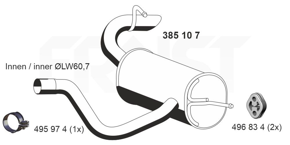 Toba esapament finala ERNST 385107