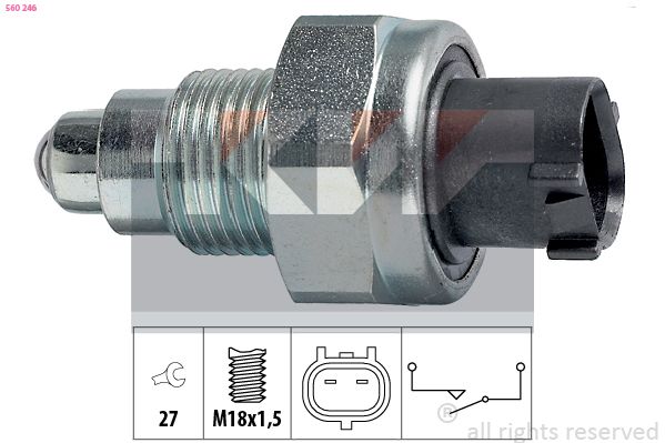 Przełącznik, światło cofania KW 560 246