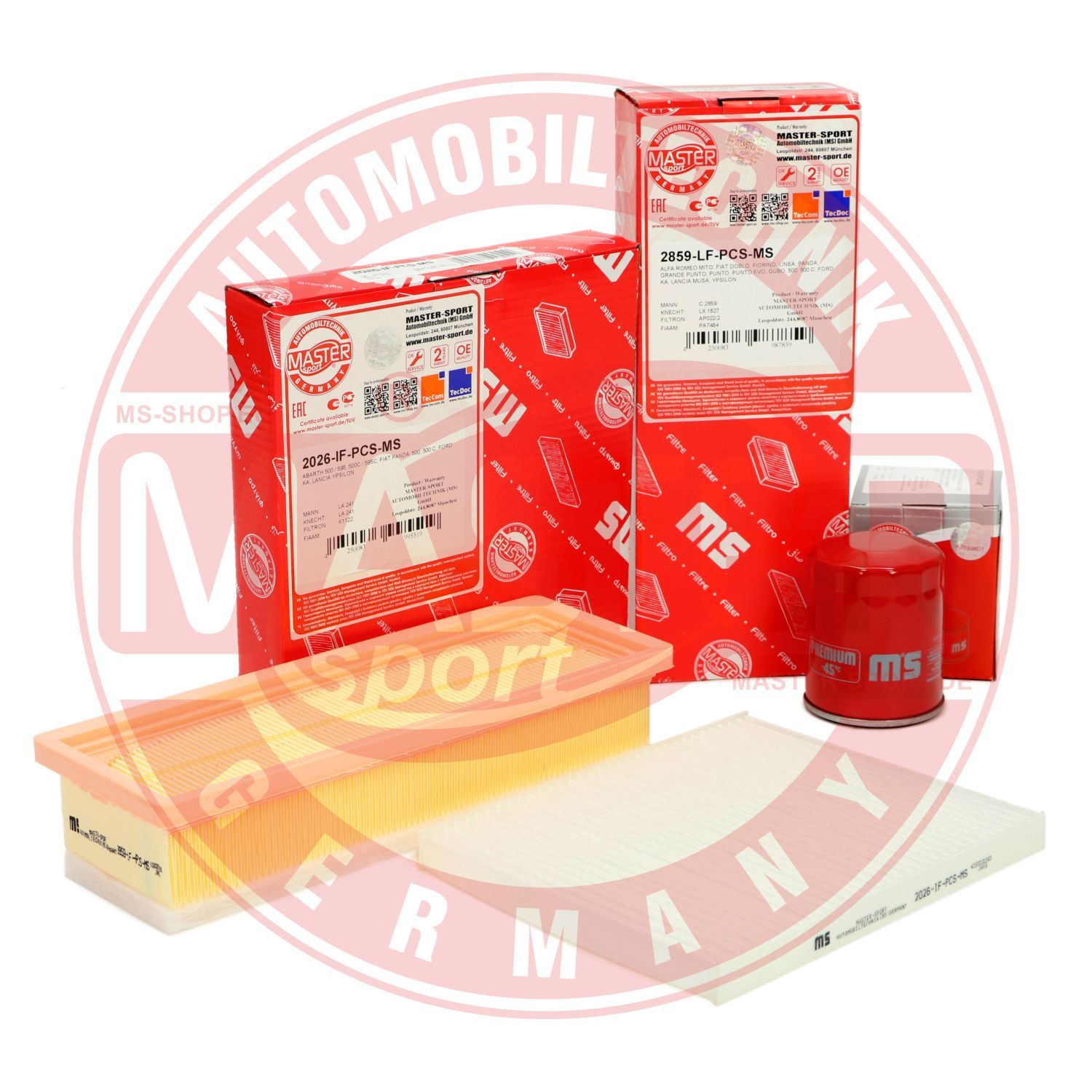 Zestaw filtra MASTER-SPORT GERMANY 450001142