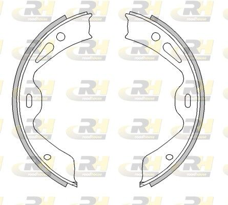 Szczęka hamulcowa, hamulec postojowy ROADHOUSE 4603.00