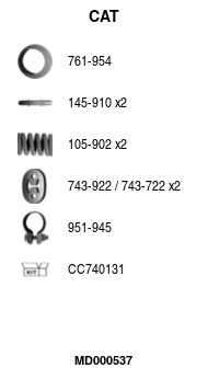Katalizator FA1 4544900201