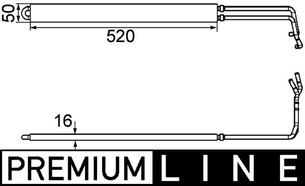 Chladič oleje, řízení MAHLE CLC 103 000P