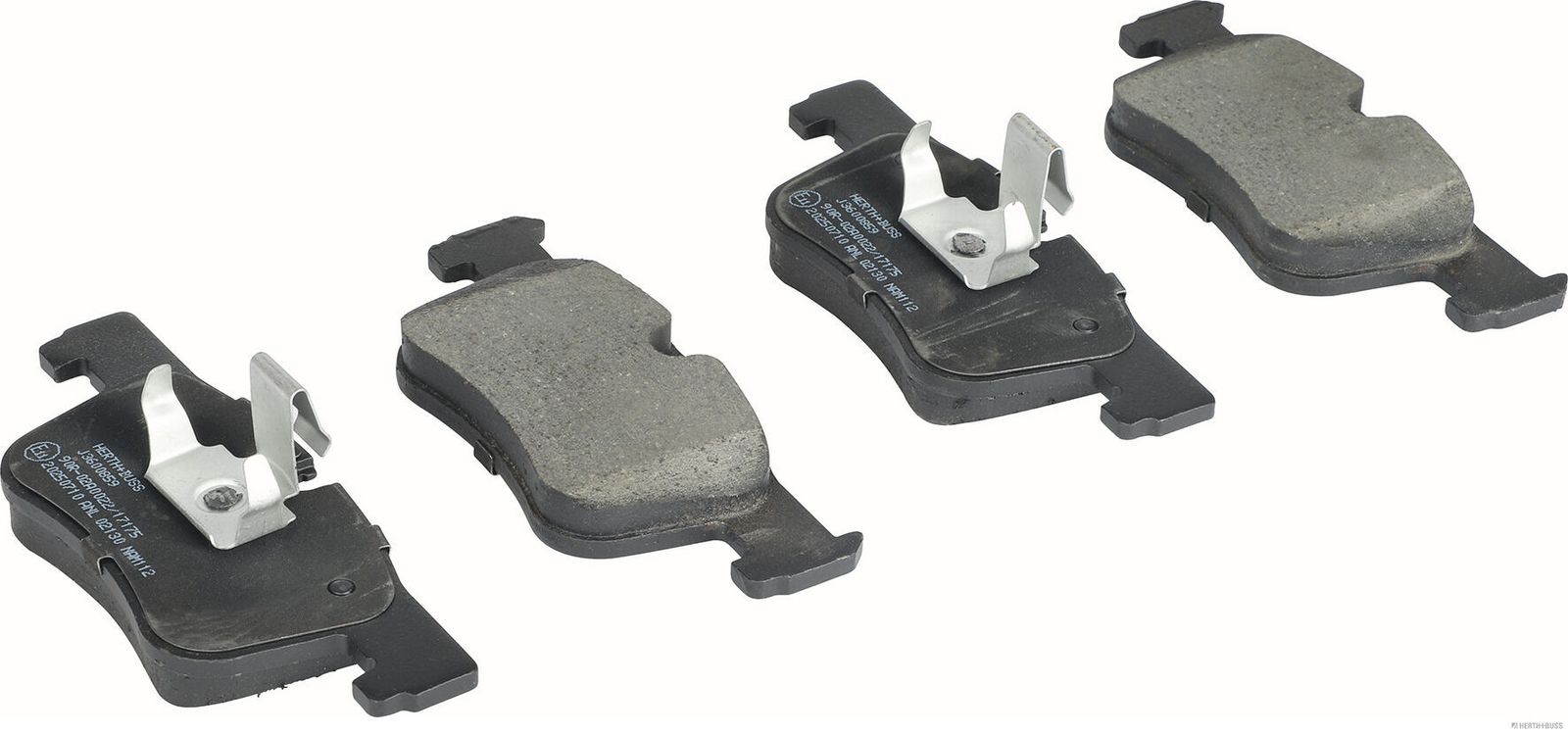 set placute frana,frana disc HERTH+BUSS JAKOPARTS J3600859