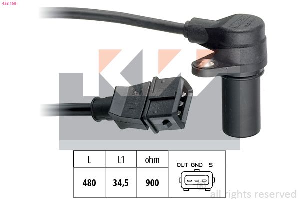 Generátor impulsů, klikový hřídel KW 453 168