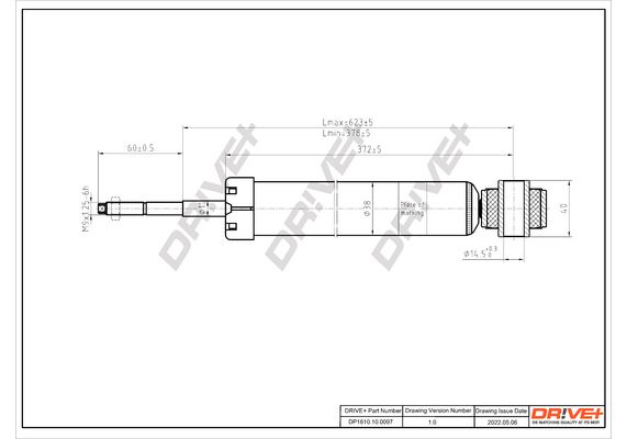 Amortyzator DR!VE+ DP1610.10.0097