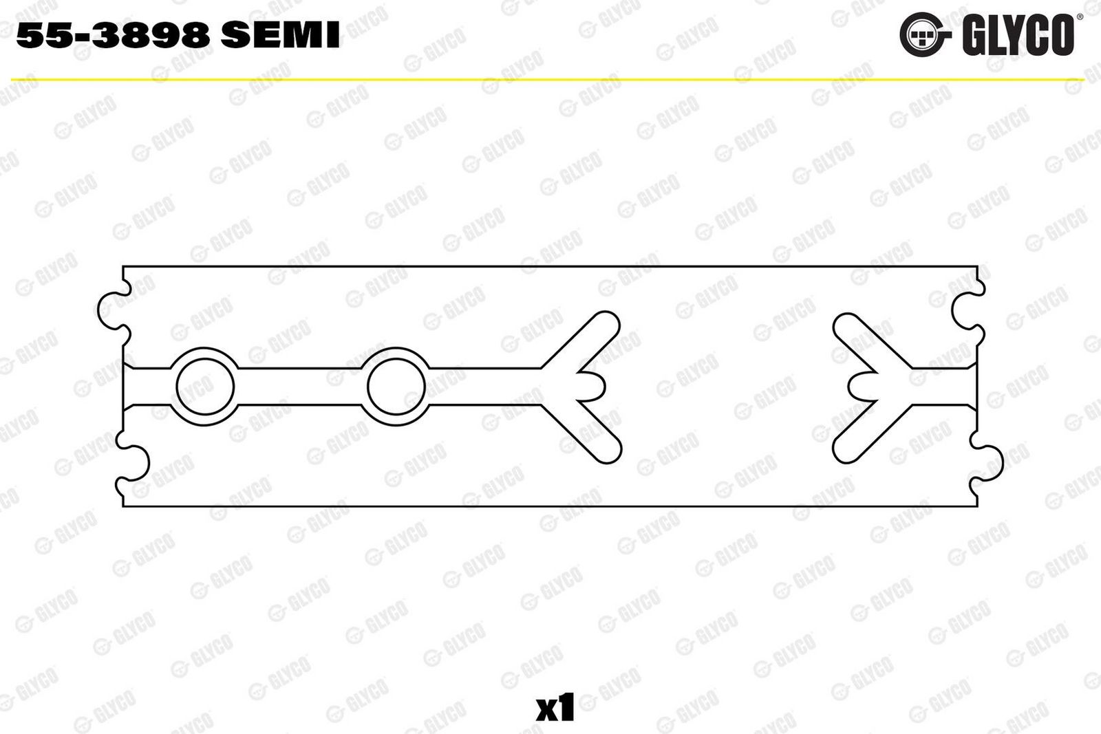 cuzinet, arbore GLYCO 55-3898 SEMI