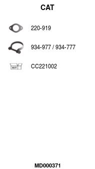 Katalizator FA1 MD000371