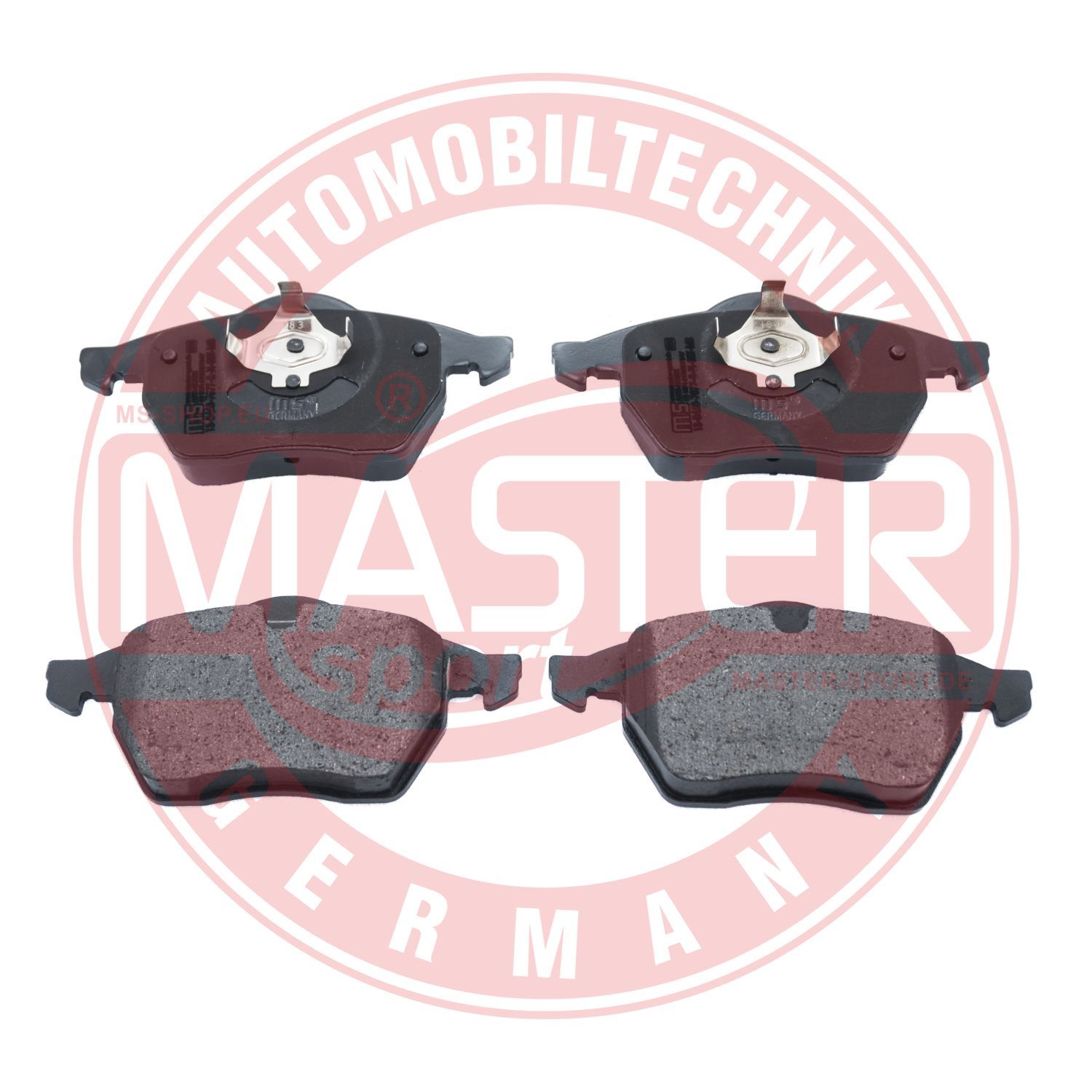 Zestaw klocków hamulcowych, hamulce tarczowe MASTER-SPORT GERMANY 13046070772N-SET-MS